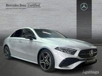 Usado Mercedes A180 AMG line 136 CV (100 kW) 2025 Plata hightech