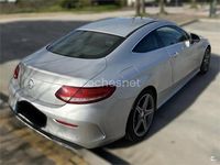 Usado Mercedes C220 AMG line 170 CV (125 kW) 2017 Gris / plata Coupe