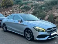 Usado Mercedes CLA200 AMG line 136 CV (100 kW) 2016 Gris / plata Coupe