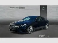 Usado Mercedes E350 AMG line 286 CV (210 kW) 2020 Negro Coupe