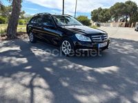 Usado Mercedes C200 Avantgarde 136 CV (100 kW) 2012 Negro Familiar