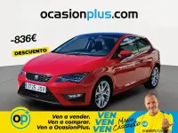 Usado Seat Leon FR 150 CV (110 kW) 2016 Rojo Utilitario