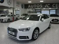 Usado Audi A4 S-Line 150 CV (110 kW) 2017 Blanco Berlina