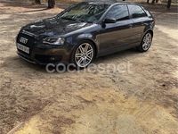 Usado Audi A3 S-Line 140 CV (102 kW) 2008 Negro Utilitario