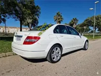 Usado Mercedes C200 Avantgarde 122 CV (89 kW) 2009 Blanco Berlina