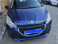 Usado Peugeot 208 Access 68 CV (50 kW) 2014 Azul Utilitario