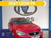 Usado Seat Leon FR 122 CV (89 kW) 2014 Granate Berlina
