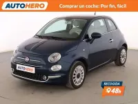 Usado Fiat 500 Lounge 69 CV (50 kW) 2018 Azul Utilitario