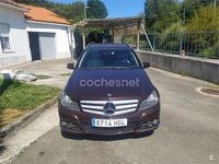 Usado Mercedes C200 Avantgarde 136 CV (100 kW) 2011 Marrón Familiar