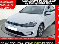 Usado VW e-Golf 100 kW (137 CV) 2018 Blanco Utilitario