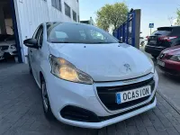 Usado Peugeot 208 Access 75 CV (55 kW) 2016 Blanco Utilitario