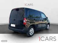 Usado Peugeot Partner 130 CV (95 kW) 2024 Negro Monovolumen