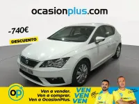 Usado Seat Leon Reference 110 CV (80 kW) 2017 Blanco Berlina