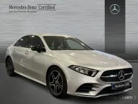 Usado Mercedes A200 AMG line 150 CV (110 kW) 2022 Plata iridio met Berlina