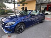 Usado Mercedes C43 AMG 367 CV (269 kW) 2017 Azul Descapotable