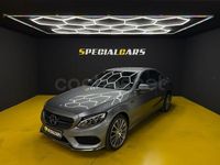 Usado Mercedes C400 AMG line 333 CV (244 kW) 2015 Gris / plata Berlina