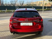Usado Mazda 6 Style 145 CV (106 kW) 2017 Granate Familiar