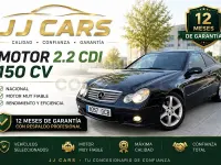 Usado Mercedes C220 150 CV (110 kW) 2008 Negro Berlina