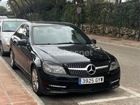 Usado Mercedes C200 Avantgarde 136 CV (100 kW) 2010 Negro Berlina