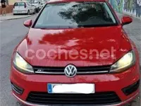 Usado VW Golf VII Sportline 110 CV (80 kW) 2018 Rojo Familiar