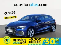 Usado Audi A3 S-Line 150 CV (110 kW) 2023 Azul Berlina