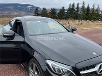 Usado Mercedes C220 AMG line 170 CV (125 kW) 2017 Negro Coupe