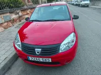 Brugt Dacia Sandero Base 75 HK (55 kW) 2010 Rød Sedan
