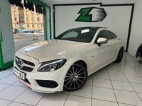 Brugt Mercedes C220 170 HK (125 kW) 2017 Hvid Coupe