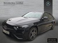 Usado Mercedes C220 AMG line 200 CV (147 kW) 2025 Negro Berlina