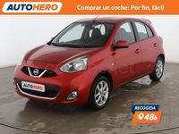 Usado Nissan Micra Acenta 80 CV (58 kW) 2016 Rojo Berlina
