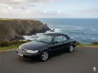 Usado Saab 9-3 Cabriolet 150 CV (110 kW) 2002 Negro Descapotable