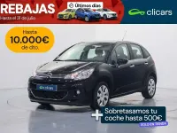 Usado Citroën C3 PureTech 82 CV (60 kW) 2015 Negro Utilitario