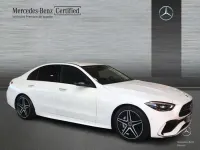Usado Mercedes C220 AMG line 200 CV (147 kW) 2022 Blanco Berlina