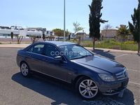 Usado Mercedes C200 Avantgarde 136 CV (100 kW) 2010 Azul Berlina