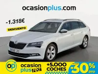 Usado Skoda Superb Ambition 150 CV (110 kW) 2017 Blanco Familiar