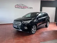 Usado Ford Kuga Titanium 150 CV (110 kW) 2018 Negro SUV