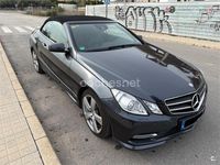 Usado Mercedes E220 Avantgarde 170 CV (125 kW) 2013 Gris / plata Descapotable