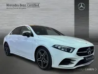 Usado Mercedes A200 AMG line 163 CV (119 kW) 2022 Blanco polar  pintura unicolor Berlina