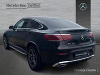 Usado Mercedes GLC220 AMG line 194 CV (142 kW) 2021 Pintura unicolor negra Coupe