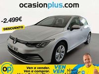 Usado VW Golf VIII Life 110 CV (80 kW) 2023 Plateado Utilitario