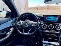 Usado Mercedes C220 AMG line 170 CV (125 kW) 2017 Azul Berlina