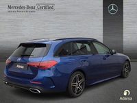 Usado Mercedes C220 AMG line 200 CV (147 kW) 2024 Azul espectral