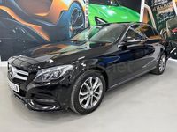 Usado Mercedes C200 Avantgarde 136 CV (100 kW) 2014 Negro Berlina