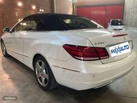 Usado Mercedes E220 170 CV (125 kW) 2014 Blanco Descapotable
