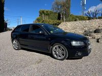 Usado Audi A3 Sportback S-Line 140 CV (102 kW) 2008 Negro Utilitario