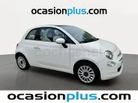 Usado Fiat 500C Lounge 69 CV (50 kW) 2019 Blanco Descapotable
