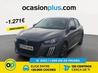 Usado Peugeot 208 Active 100 CV (73 kW) 2024 Gris Utilitario