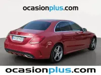 Usado Mercedes C220 AMG line 170 CV (125 kW) 2014 Rojo Berlina