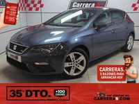 Usado Seat Leon FR 130 CV (95 kW) 2018 Azul