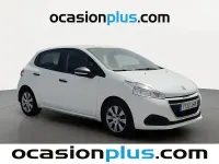 Usado Peugeot 208 Access 82 CV (60 kW) 2015 Blanco Utilitario